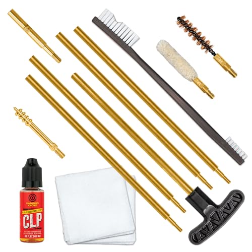 Otis .30 Cal Cleaning Kit, Includes Brass Rods, Bore Brush, Bore Mop, Cleaning Patches, Made in USA (FG-SRS-30)