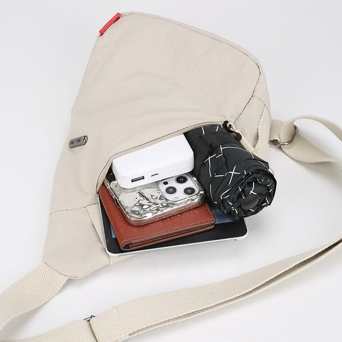 MONNYCAR Sling Bag for Men Women,Dr Pepper Waterproof Utility Crossbody Backpack Chest Bag for Hiking Travel Sports Running,Trendy Fanny Packs Chest Bag with Extended Strap
