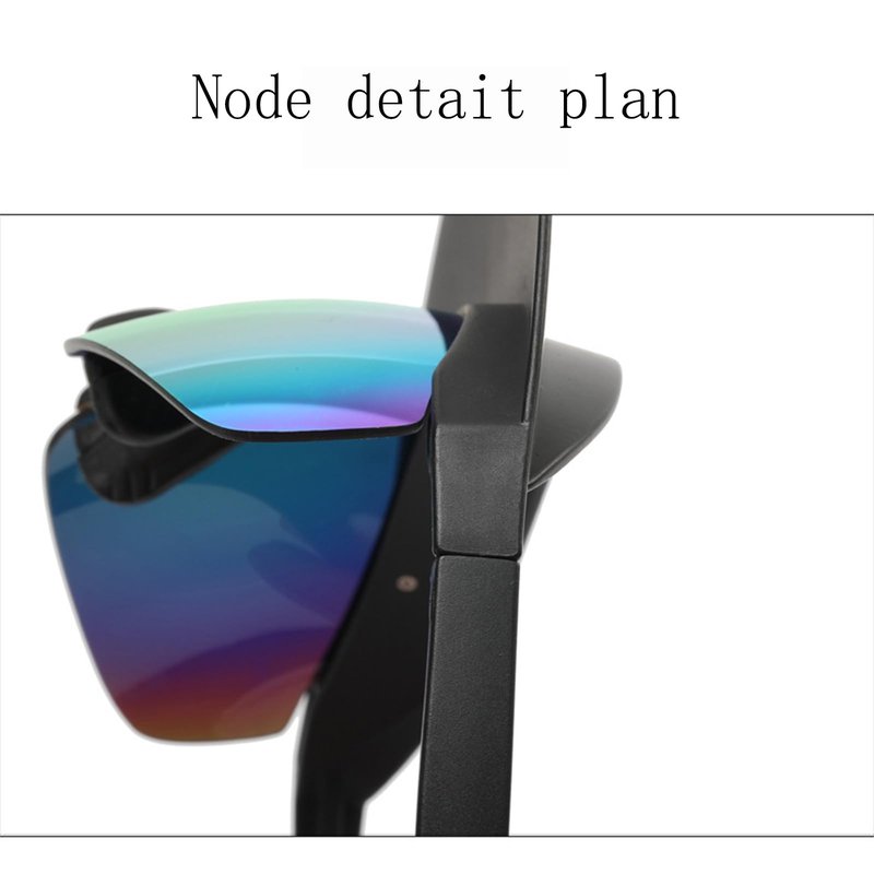 LUHUL Visor Sunglasses UV400 Polarized for Men Women Teens, Wrap Around Sport Glasses for Outdoor Activities (green spot, purple)