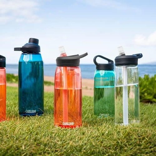CamelBak Eddy+ Water Bottle - 20oz Tritan Renew with Bite Valve Straw - Oxford Color