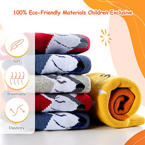 Kids Ski Socks - Warm Thermal Snow Socks for Boys & Girls, Medium Yellow & Yellow (2 Pairs)