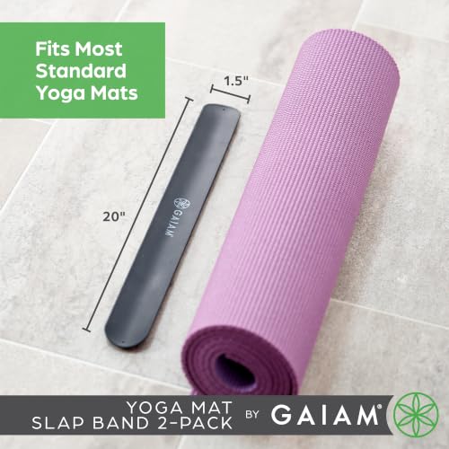 Yoga Mat Slap Band - Secure Your Mat for Travel & Storage - 2 Pack