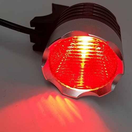 Diffuser Lens Set for Bike Lights - 3-Pack (2 Clear, 1 Red)