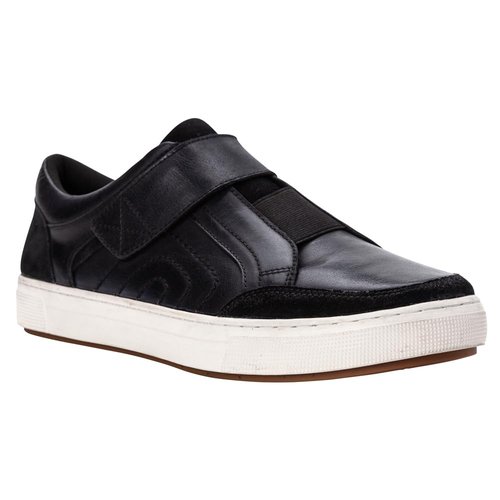 Propét Mens Kade Skate Shoe, Black, 11.5 Wide US