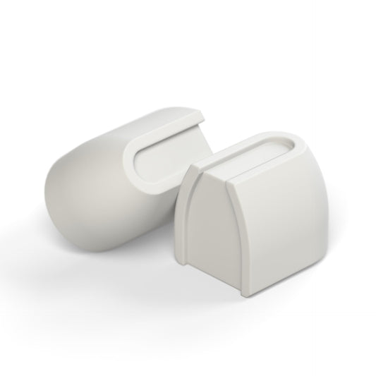 Modern Split Slider Knobs - Made in USA - Compatible with Lutron Skylark Fan Speed & Light Dimmer Control Switch