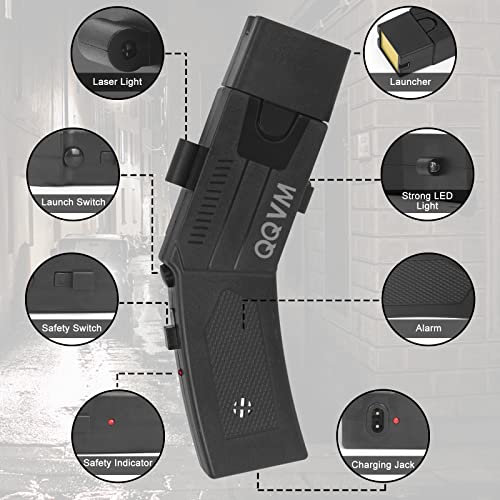 Safety Remote Electric Shock Stun Gun Flashlight Tools Stick Distance for Women Self Defense Outdoor Rechargeable