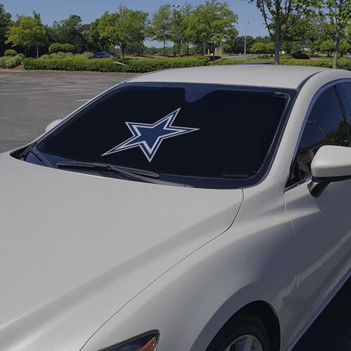 Dallas Cowboys Auto Shade - Universal Fit, UV Protection, 59" x 29.5"