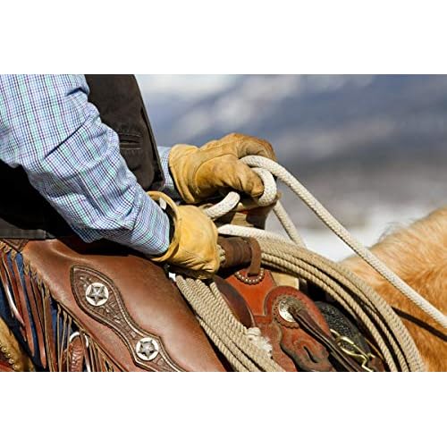 SKYDEER Premium Full Wild Elkskin Leather Work Gloves (2 Pairs), All-Weather Durable & Breathable, Anti-Slip Grip for Truck Driving and Labor Use (SD8683T/XL)