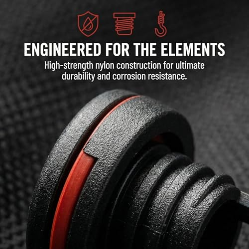 Nylon Kayak Drain Plug Kit - 2PCS 3/4 Inch Threaded Plugs