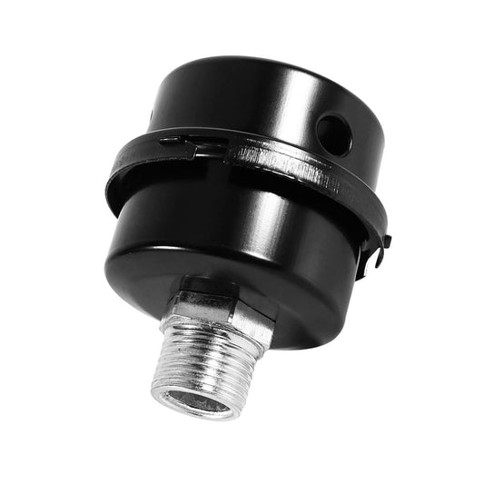 3/8" Male Thread Diameter (0.63in / 16mm) Air Compressor Silencer & Filter, Metal Air Compressor Intake Filter, Sound Muffler & Silencer, Air Compressor Replacement Parts