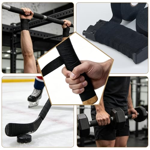 1.5 Inch x 65 FT Tactical Grip Tape - Non-Slip Adhesive Wrap for Guns, Hockey, Tools
