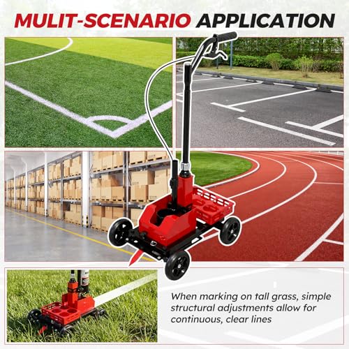 Heavy Duty Line Striping Machine - 3-in-1 Adjustable Width
