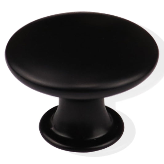 Cangder 12 Packs Vintage Black Cabinet Knobs Metal Dresser Knobs Single Hole Round Furniture Drawer Handle Pulls for Bathroom, Kitchen Cupboard, Wardrobe Door Hardware