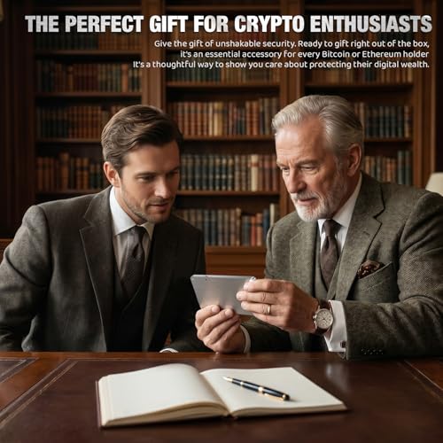 Metal Seed Phrase Plate for Crypto Recovery - 24-Word Capacity, Fire & Waterproof
