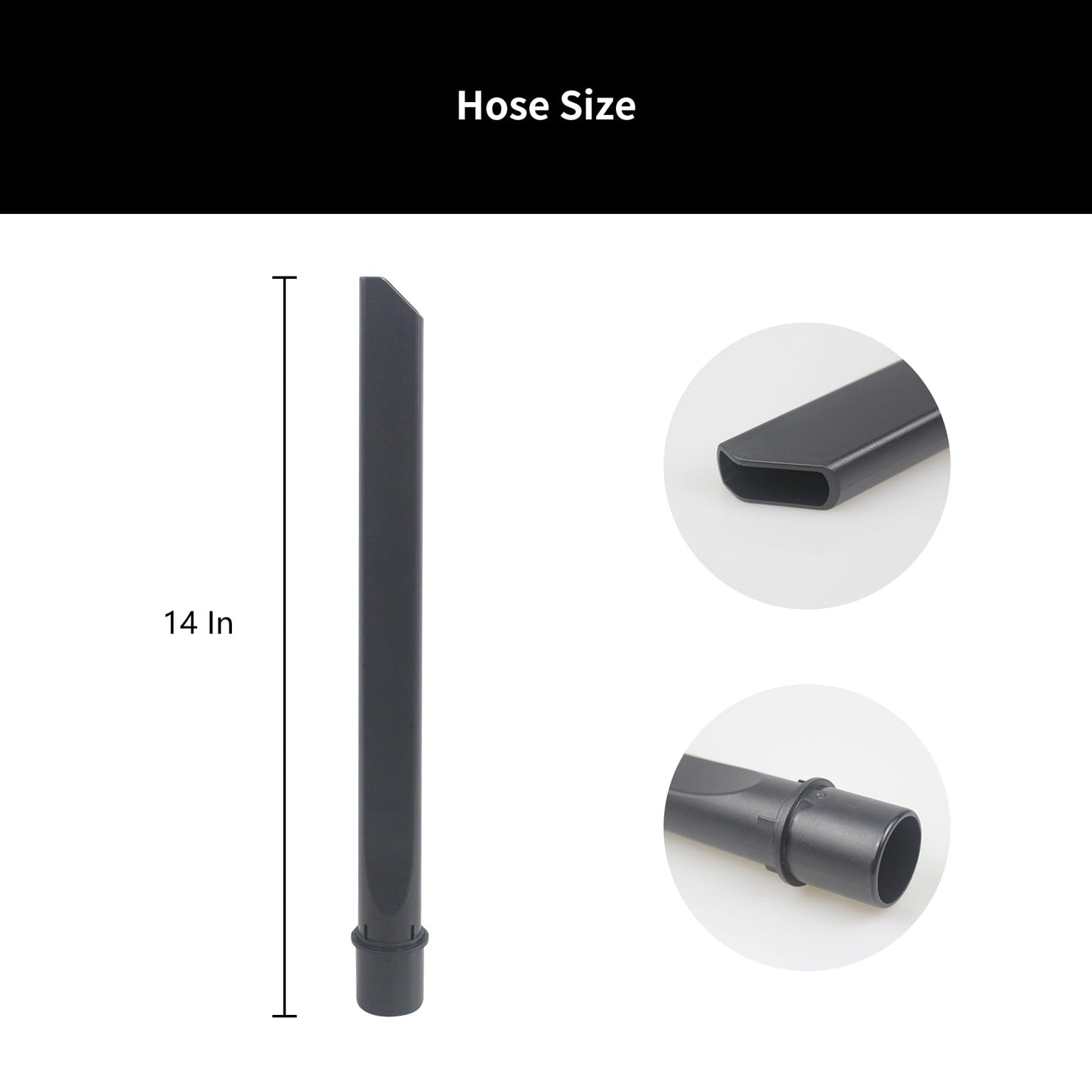 CPAI Replacement Crevice Tool for Bissell 3508 1520 2112 2690 21129 23T7 2112R 2112Z 2112N 15204 15207 15208 15209 1520L 1520N 1520R 1520U 1520V 1520W 1520X PowerForce Compact Upright Vacuum