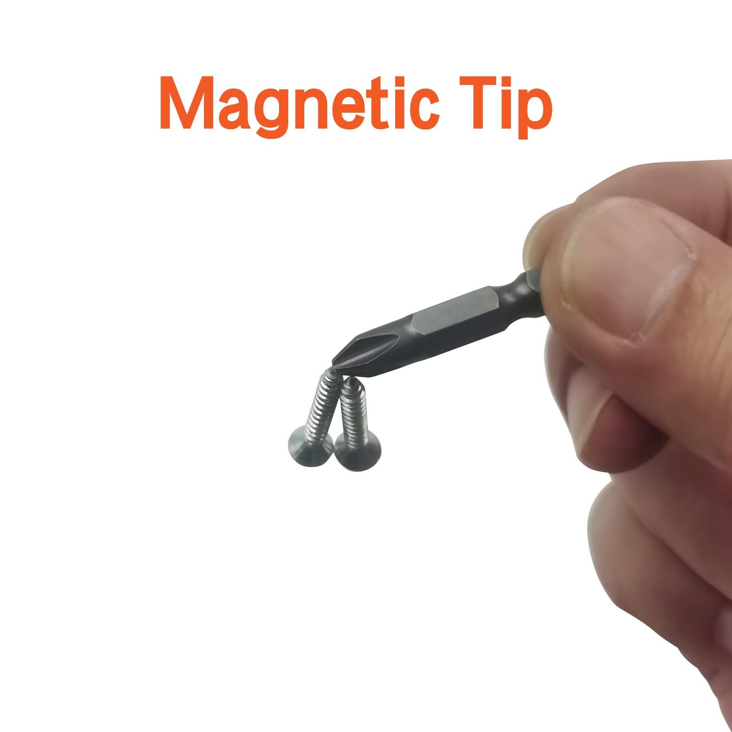 6Pcs 35mm JIS Screwdriver Bit Set with Magnetic Tip, 1/4 Hex Shank, S2 Alloy Steel & 6-Slot Storage Strip – Perfect for Japanese Motorcycles, Cars, Bicycles, and Equipment (JIS #1x2#2x2#3x2)