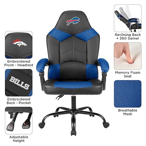 Oversized Office Chair with Memory Foam - Buffalo Bills
