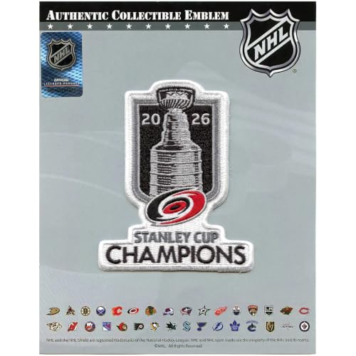 2026 NHL Stanley Cup Champions Carolina Hurricanes Jersey Patch