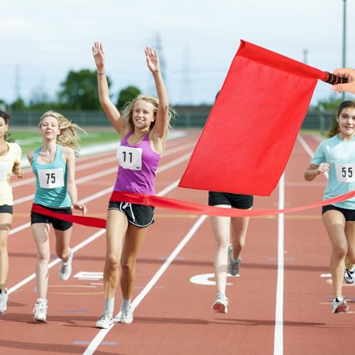 DEAYOU Referee Flags 8-Pack - Volleyball, Soccer, Football Line Judge Hand Signals, 15.5" x 11.8"