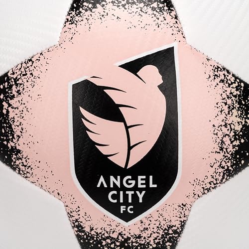 Angel City FC Soccer Ball - Official Size 5 with Pump