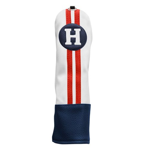 Sahara Vintage Golf Club Headcovers, Hybrid Head Cover, Red/White/Blue