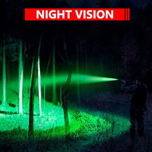 Green Light Pen Light Flashlight, Single Mode Green Light LED Pocket Torch for Camping, Hunting, Night Observation, 5-Pack