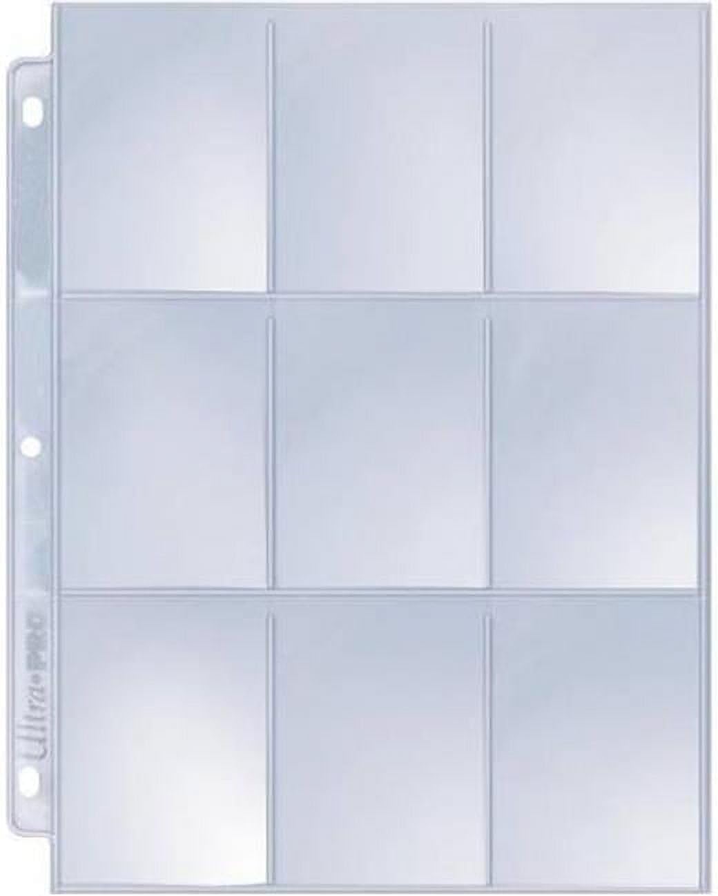 Ultra Pro Silver Series 9 Pocket Pages - 25 Count Pack for Safe Card Storage & Display