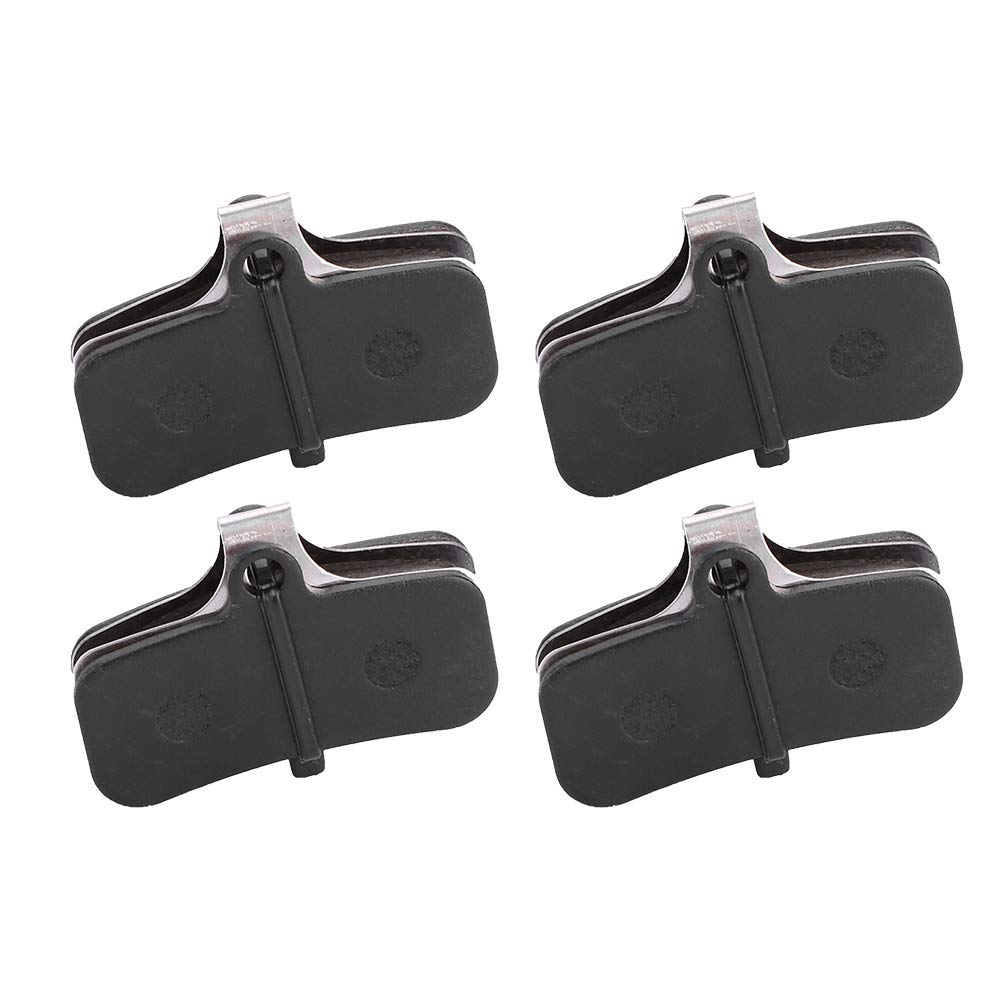 Bike Disc Brake Pads, 4 Pairs Resin Semi Metal Bicycle Disc Brake Pads Bike Brake Parts Brake Pad Set