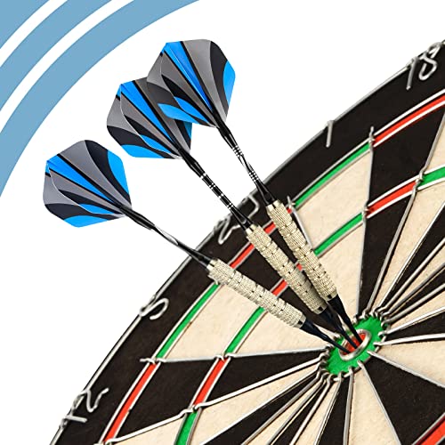 Black Style Aluminium Dart Shafts 50/53mm with Rubber Rings - Skylety 30 Pcs