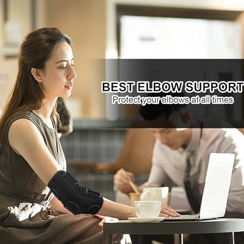 Elbow Brace for Ulnar Nerve Entrapment - Black Splint