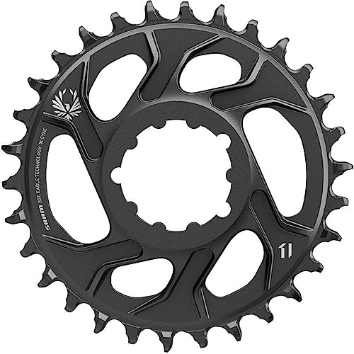 30T SRAM X-Sync 2 Eagle Cold Forged Direct Mount Chainring Black 3mm Offset