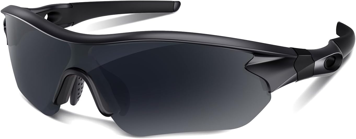 Polarized Sports Sunglasses - UV400 Protection for Men, Women & Youth | Ideal for Baseball, Running, Fishing & More