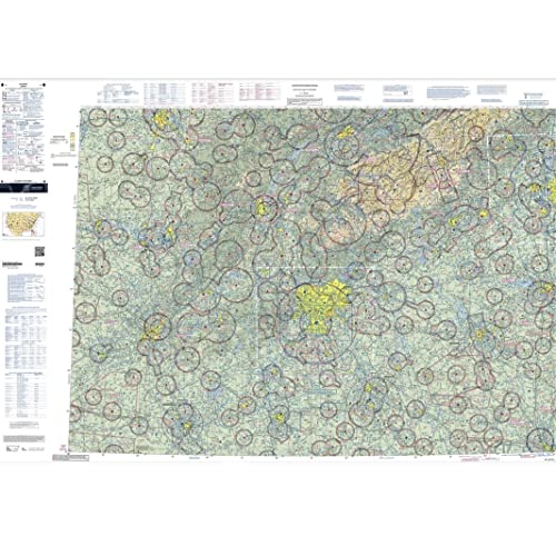 Expired FAA Atlanta Sectional Chart Wrapping Paper - Aviation Decor