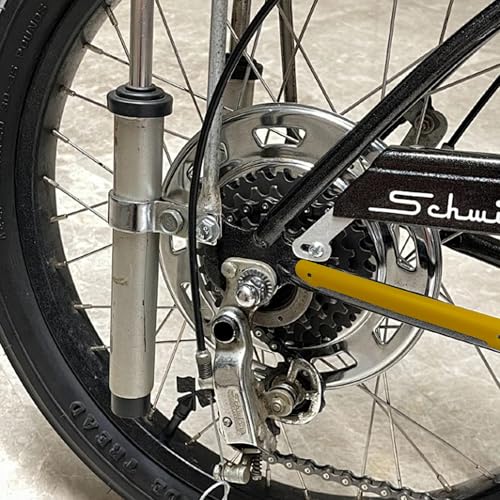 Bike Chainstay Protector - 2 Pack Anti-Scratch Frame Guard - Yellow