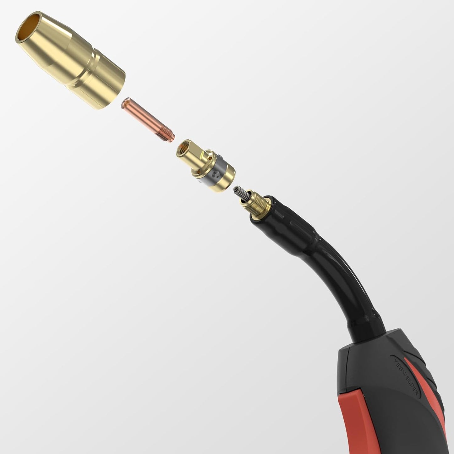 150Amp MIG Welding Gun Torch Replacement for Miller M-150/M-15 - 12ft YESWELDER