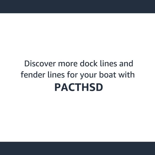 **Marine Grade Dock Lines & Fender Lines Bundle | 4 Pack of 1/2" Double Braided Nylon Ropes**