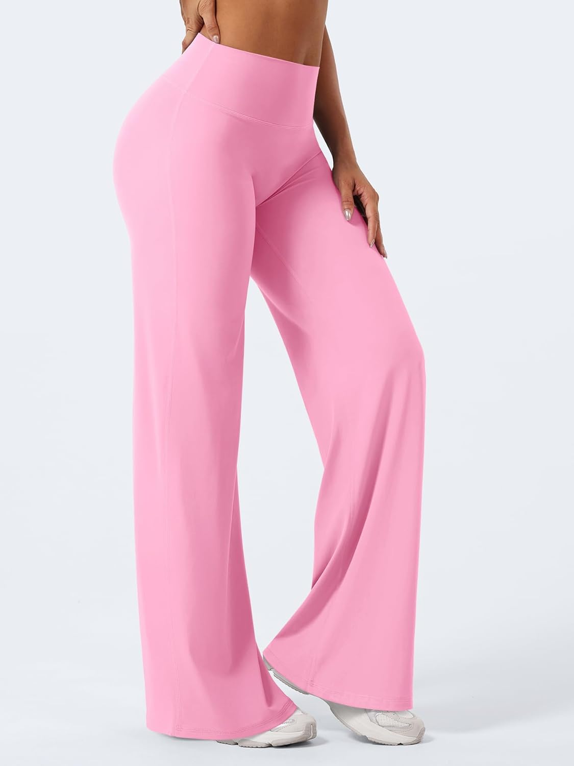 YEOREO High Waist Workout Leggings - No Front Seam, Buttery Soft Yoga Pants | Available in 29"-35" Sizes