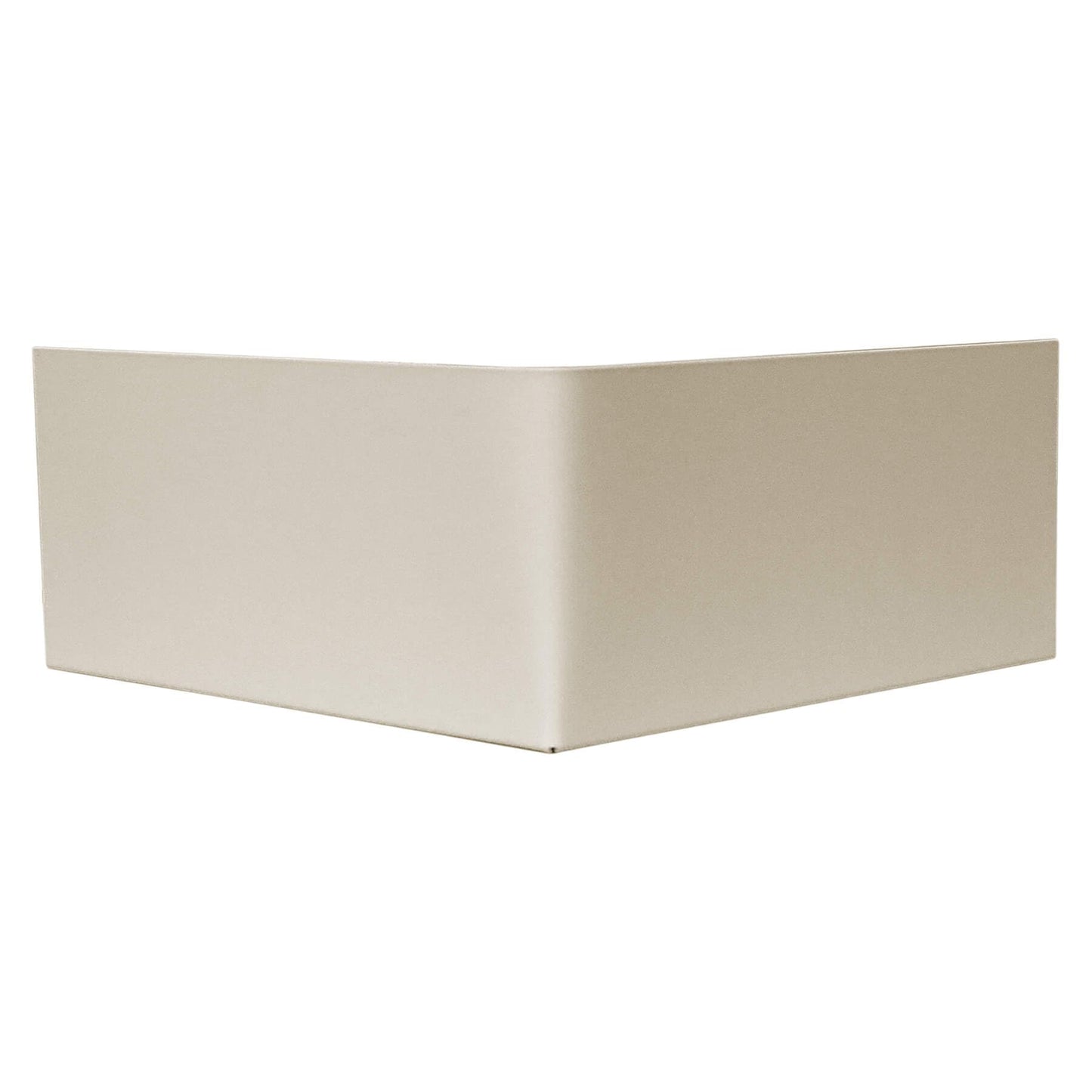 Bueyfolt 2Pcs 13.78" Rain Gutter Valley Splash Guards, Aluminum Gutter Splash Guard Straight & Bent Style 2 in 1, Roof Valley Splash Shield Gutter Guard Corner Bent Valley Splash Guards, Almond