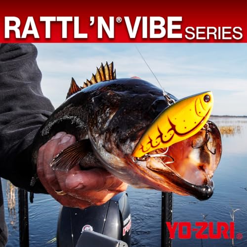 Yo-Zuri Rattl’n Vibe Lipless Lure - Ghost Bluegill, 3in Sinking