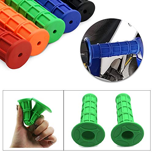 Non-Slip Motorcycle Handlebar Grips - 7/8" 22mm & 24mm