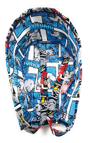 Superhero Scrub Hat - Red Cotton Fabric Cap