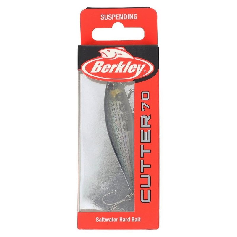 Berkley Cutter Saltwater Fishing Lure, Mullet, 1/3 oz, 2.75in, Erratic Rolling Action, Ideal for a Variety of Retrieves and Species, Equipped with Fusion19 Hook