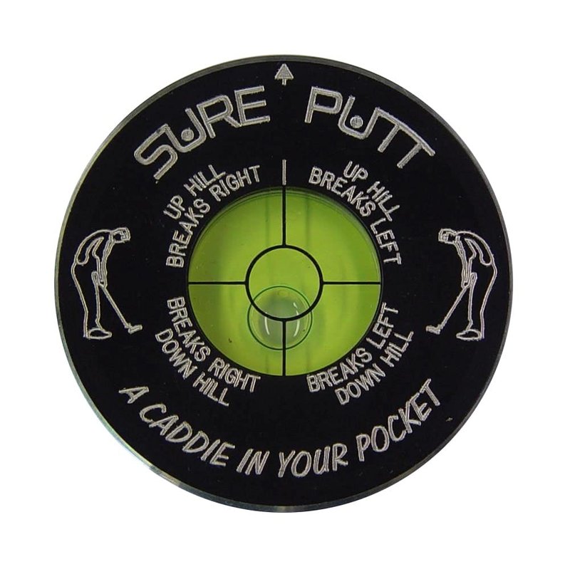 Sure Putt - Golf Putting Aid & Green Reader - Black