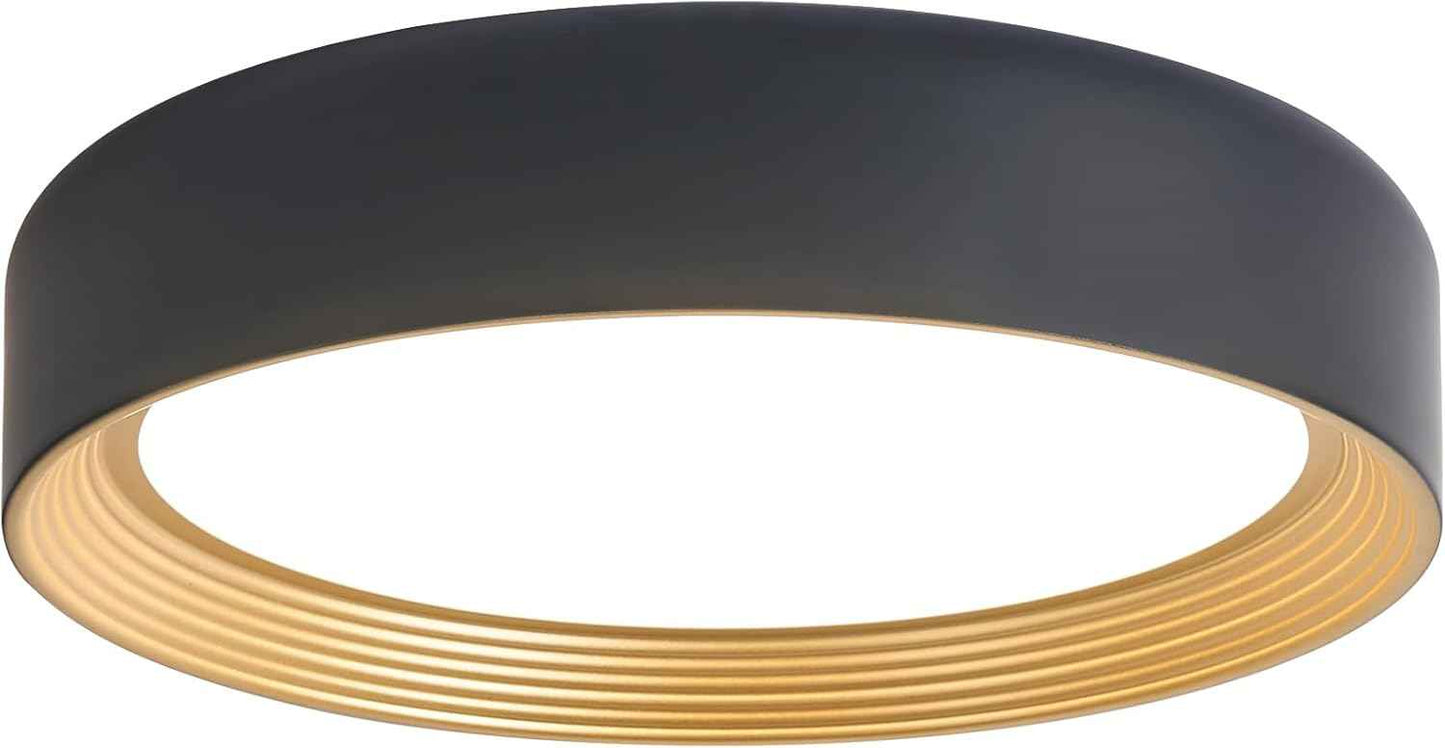 24W Dimmable LED Flush Mount Ceiling Light Fixture - 11.81" Modern 5CCT 3000K-6500K for Kitchen, Hallway & Laundry Room