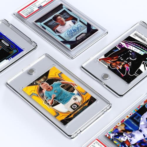 Ultra-Clear Magnetic Card Holder for PSA Trading Cards (5 Pack)
