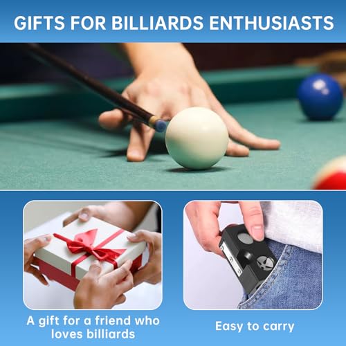 6-in-1 Pool Cue Tip Shaper Tool for Billiards & Pool Cue Maintenance