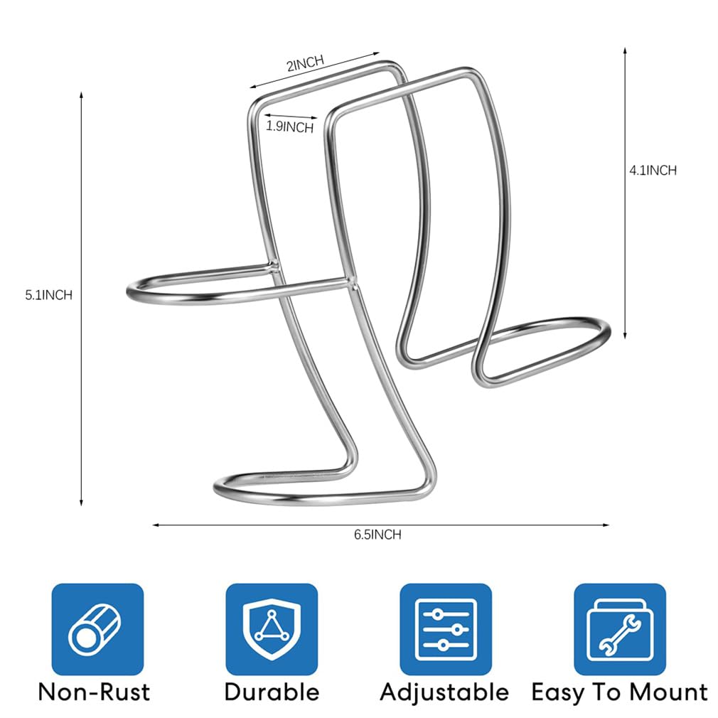 Washing Machine Drain Hose Holder Washer Drain Hoses Holders 304 Stainless Steel Washing Clip ClampUniversal Adjustable Utility Sink Clamp Fits All Drain Hose