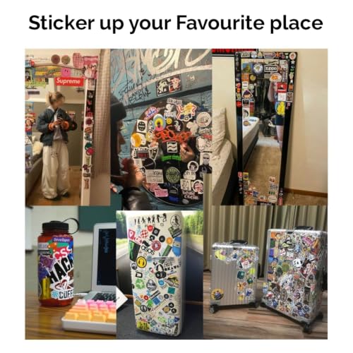 Premium F1 Sticker Pack – 120 Waterproof Racing Decals