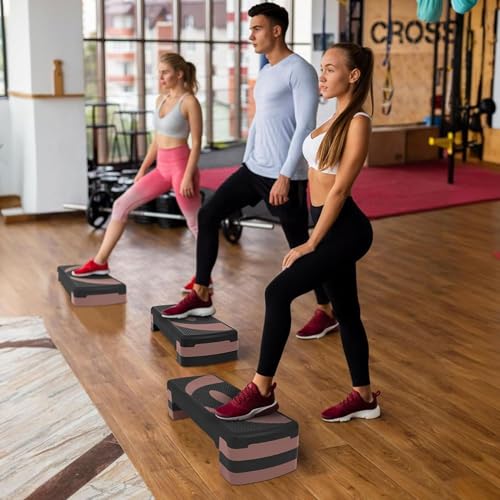 31" Aerobic Step Platform - Adjustable Height, Pearly Pink