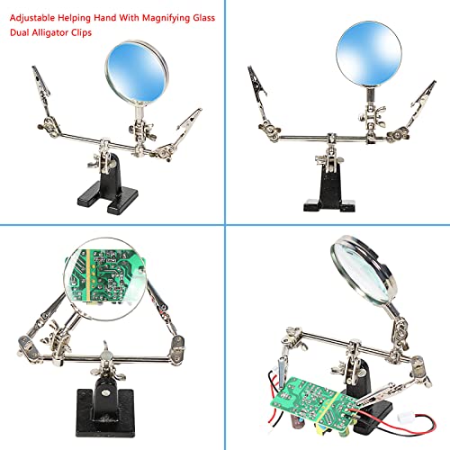 Soldering Iron Kit,80W LCD Digital Soldering Gun with Adjustable Temperature Controlled and Fast Heating Ceramic Thermostatic Design